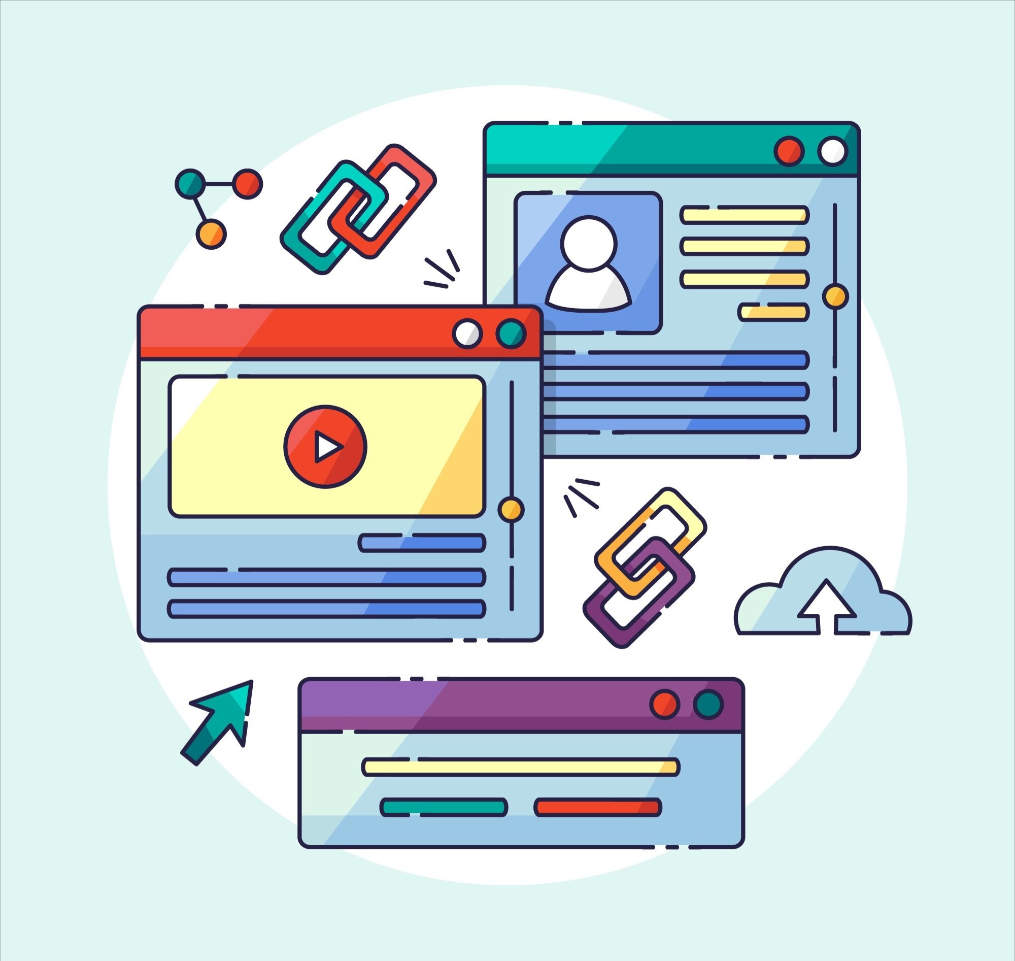 Анкорні та безанкорні посилання